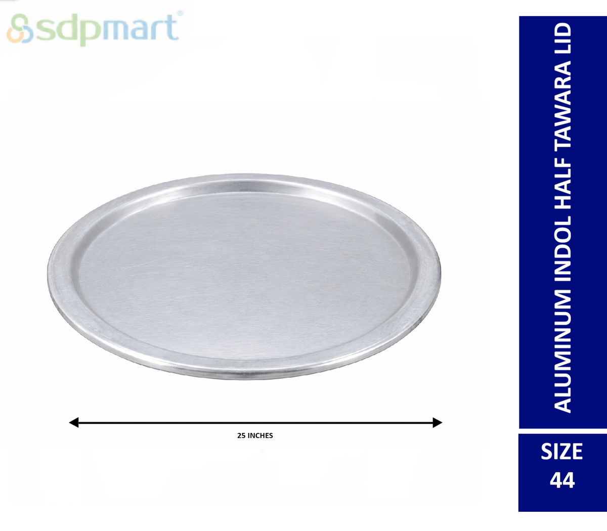SDPMart Aluminum Half Tawara W-Lid (Biriyani Pot-Hundi)