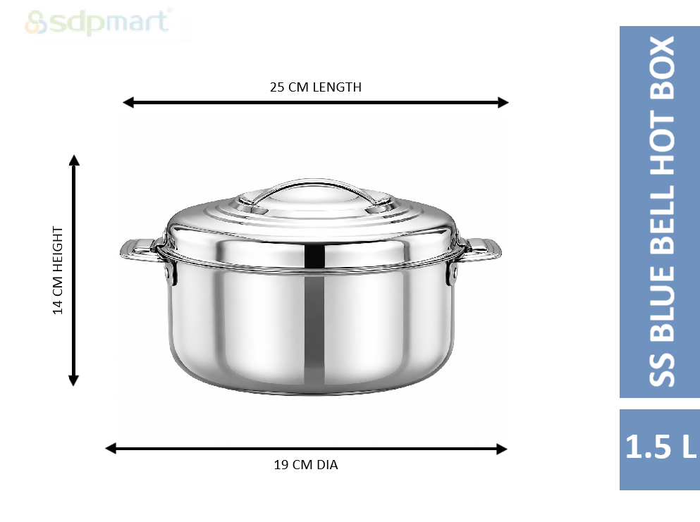 SDPMart SS BlueBell Hot Box
