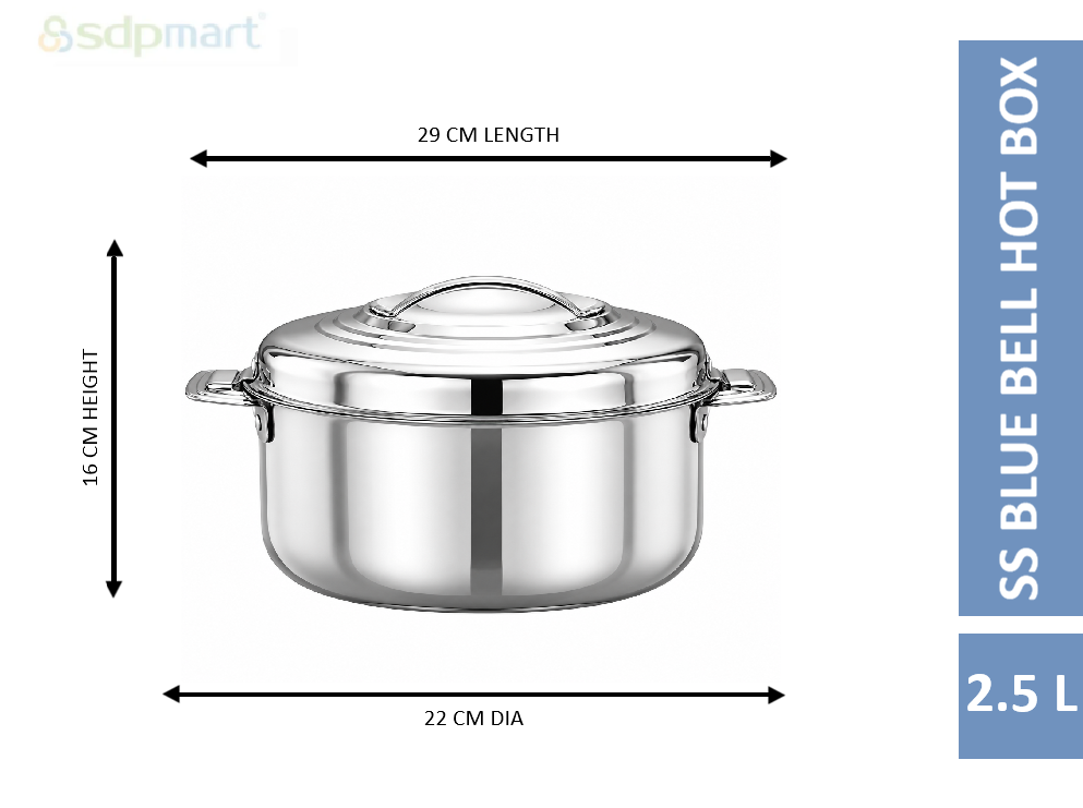 SDPMart SS BlueBell Hot Box