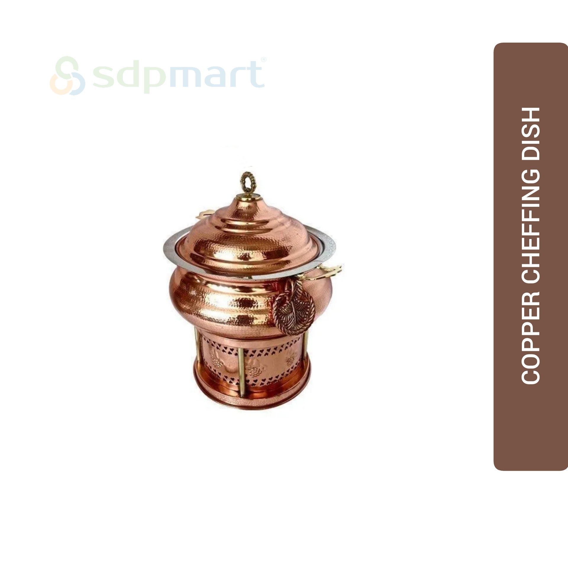 SDPMart Copper Cheffing Dish