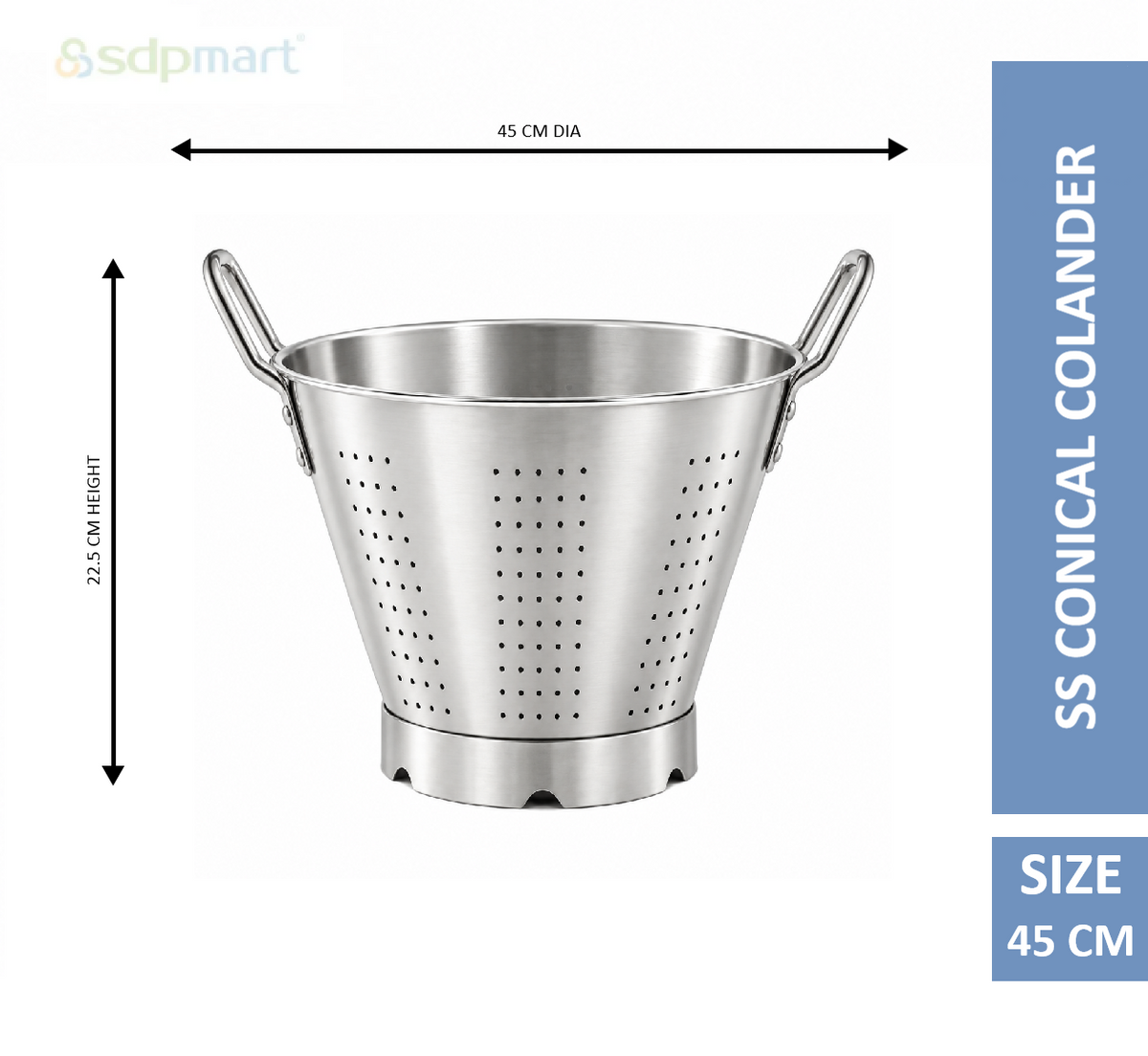 SDPMart Conical Collander