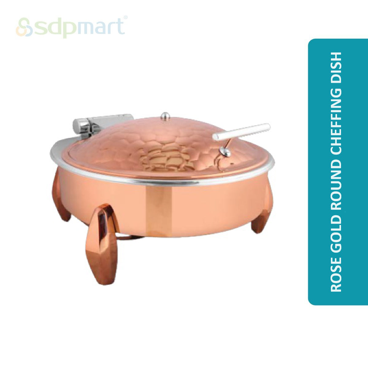 Rose Gold Round Cheffing Dish