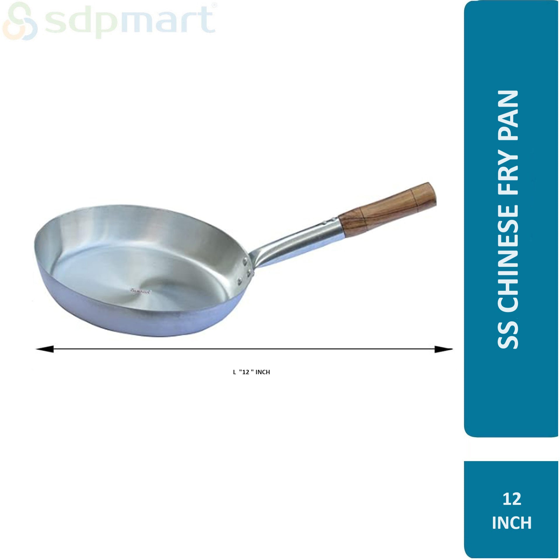 SDPMart SS Chinese Fry Pan