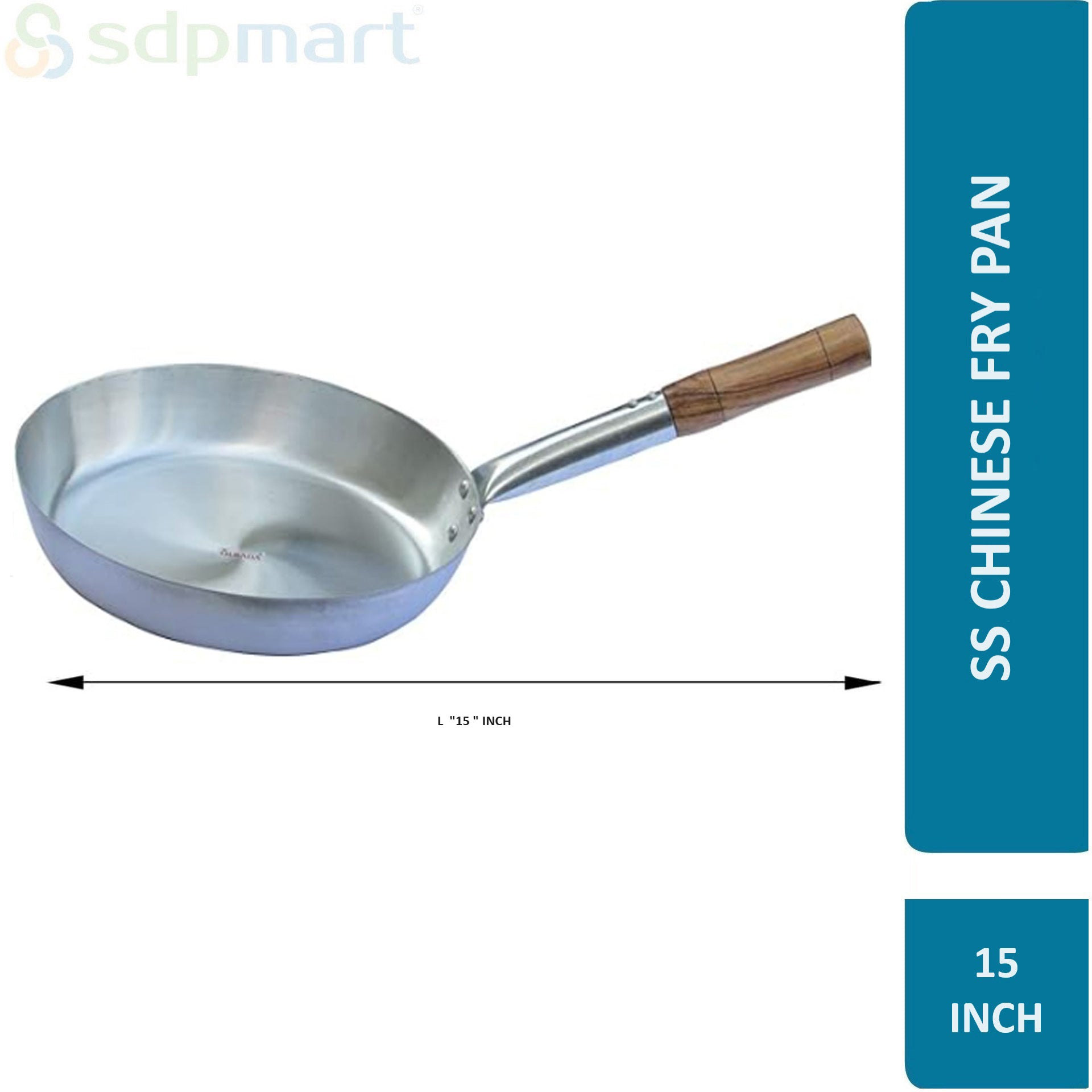 SDPMart SS Chinese Fry Pan