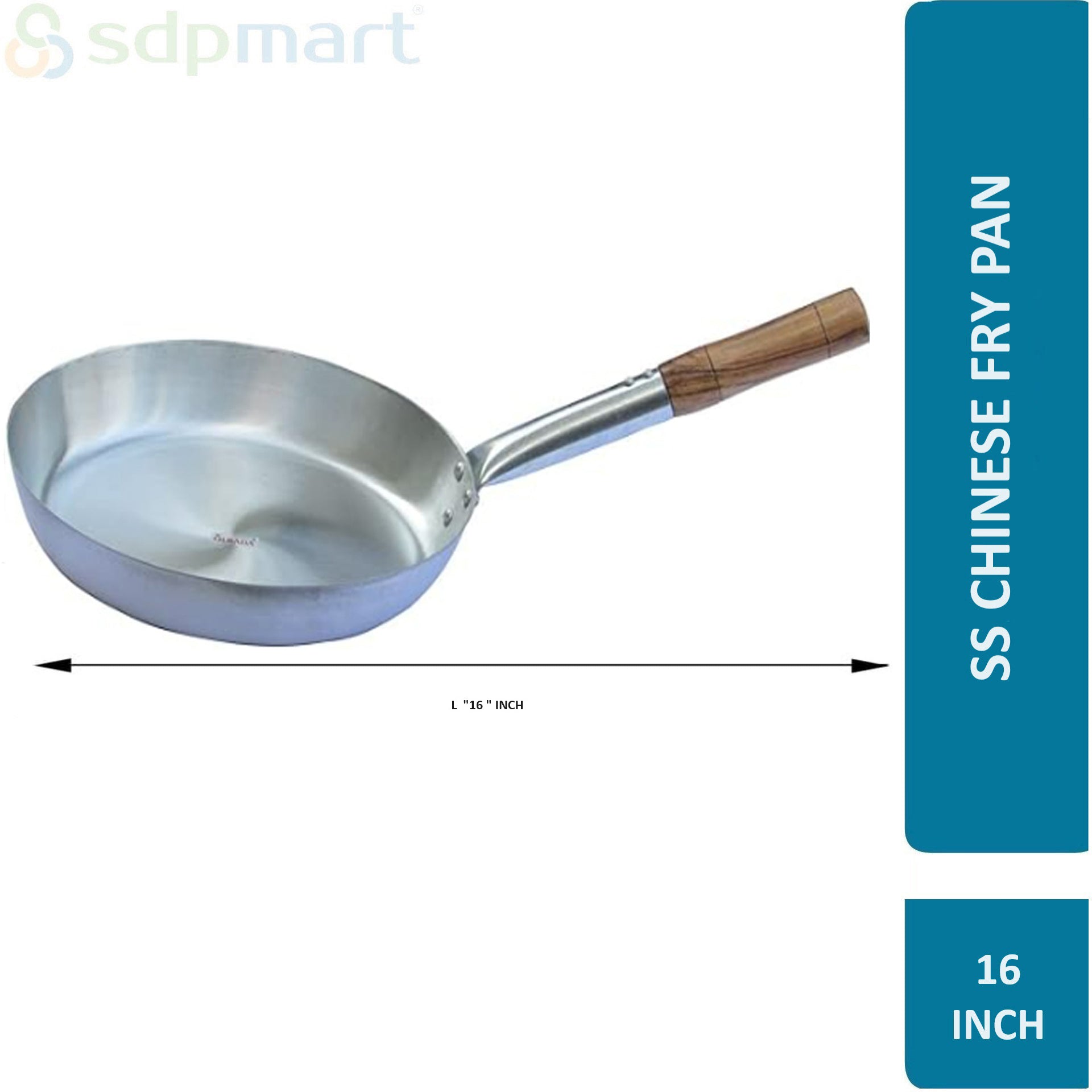 SDPMart SS Chinese Fry Pan