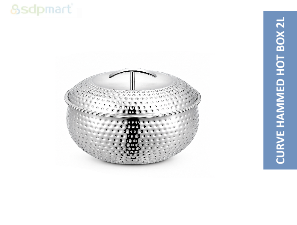 SDPMart SS Curve Hammed Hot Box 2L