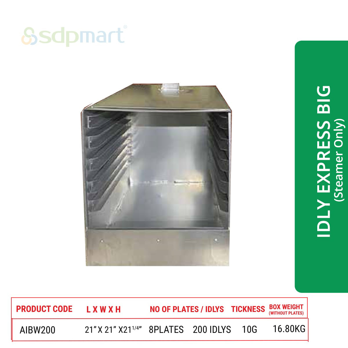 SDPMart  Aluminum Idly Steamer- Express Big (Steamer Only)