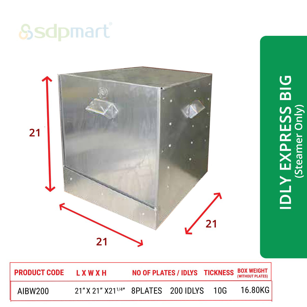 SDPMart Aluminum Idly Steamer- Express Big