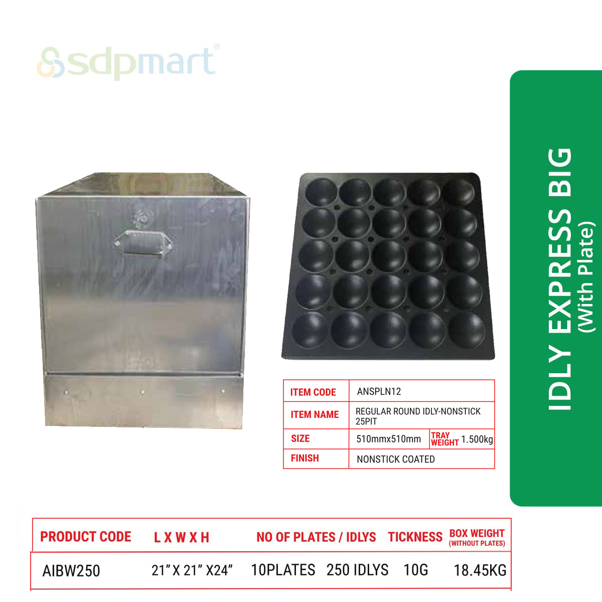 SDPMart Aluminum Idly Steamer- Express Big