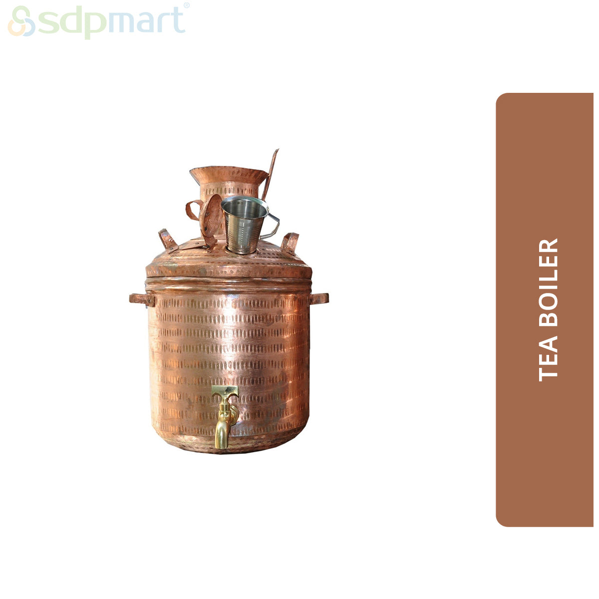 SDPMart Copper Tea Boiler 15 Liter