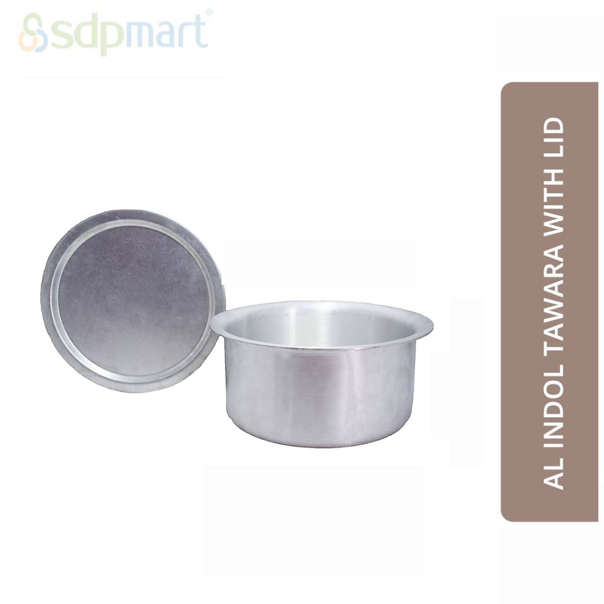 SDPMart Aluminum Indol Tawara Small W/Lid