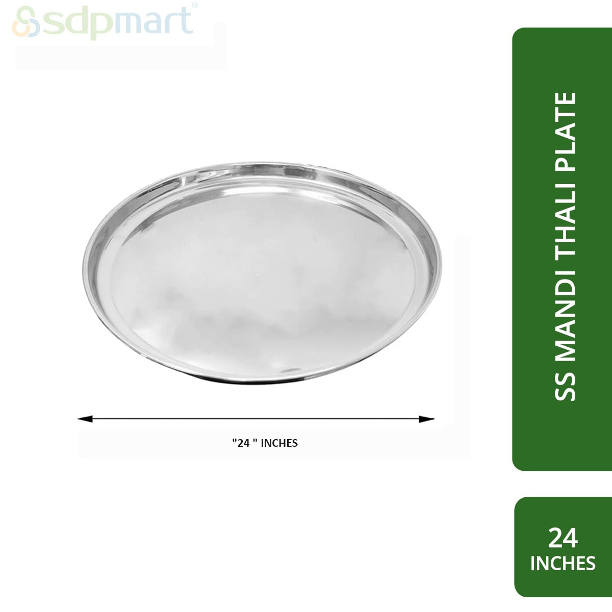 SDPMart SS Mandi Plate - Thali Plate