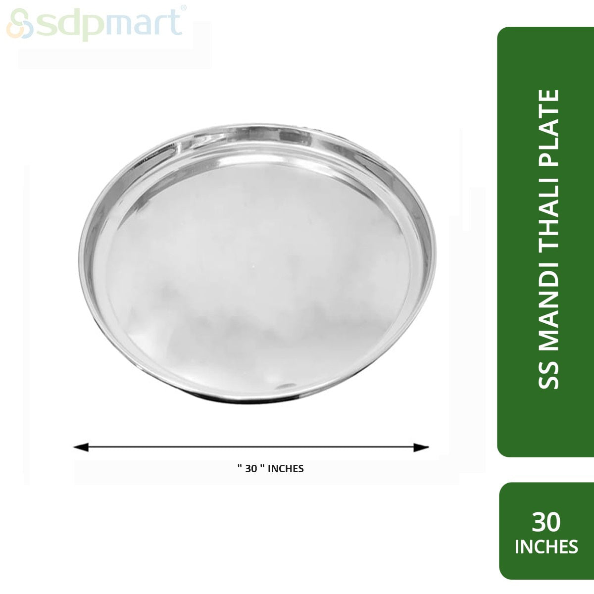 SDPMart SS Mandi Plate - Thali Plate