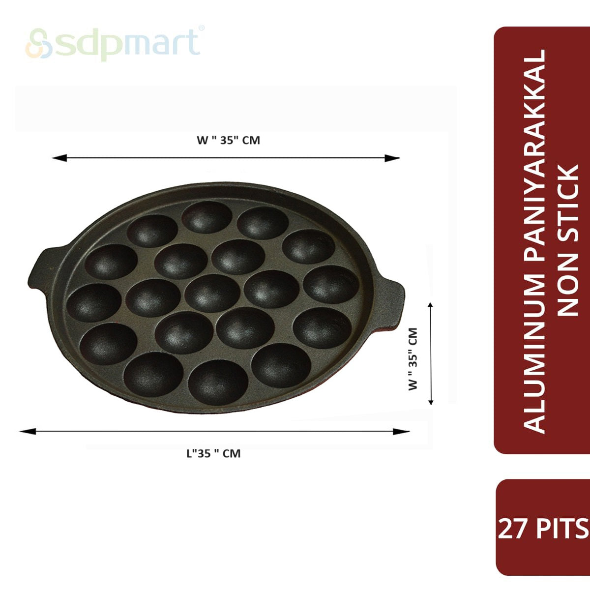 SDPMart Aluminum Paniyarakkal Non Stick