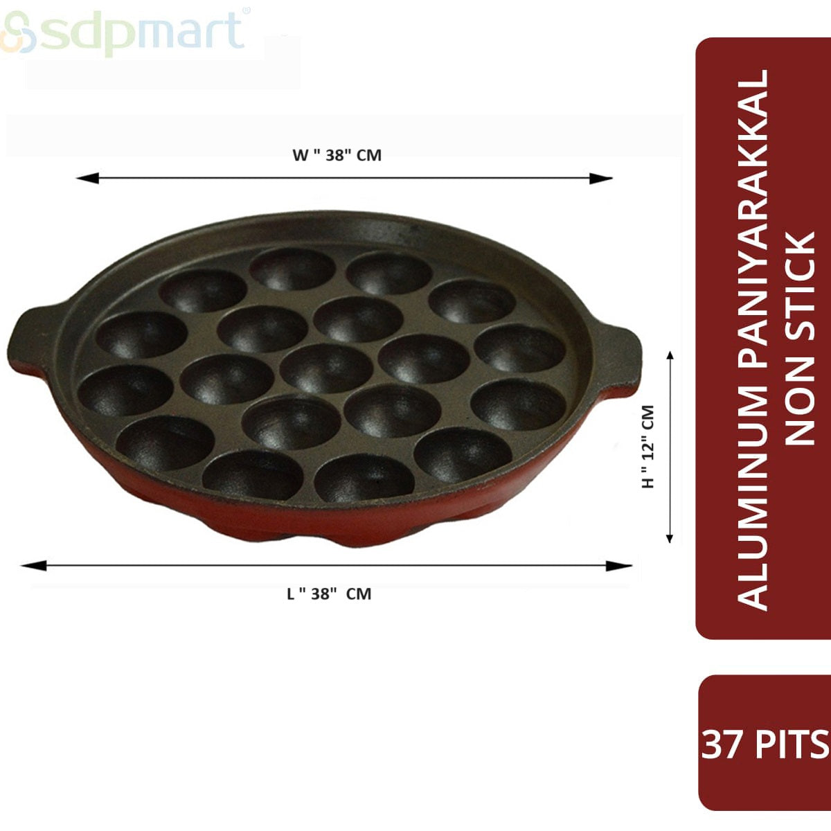 SDPMart Aluminum Paniyarakkal Non Stick