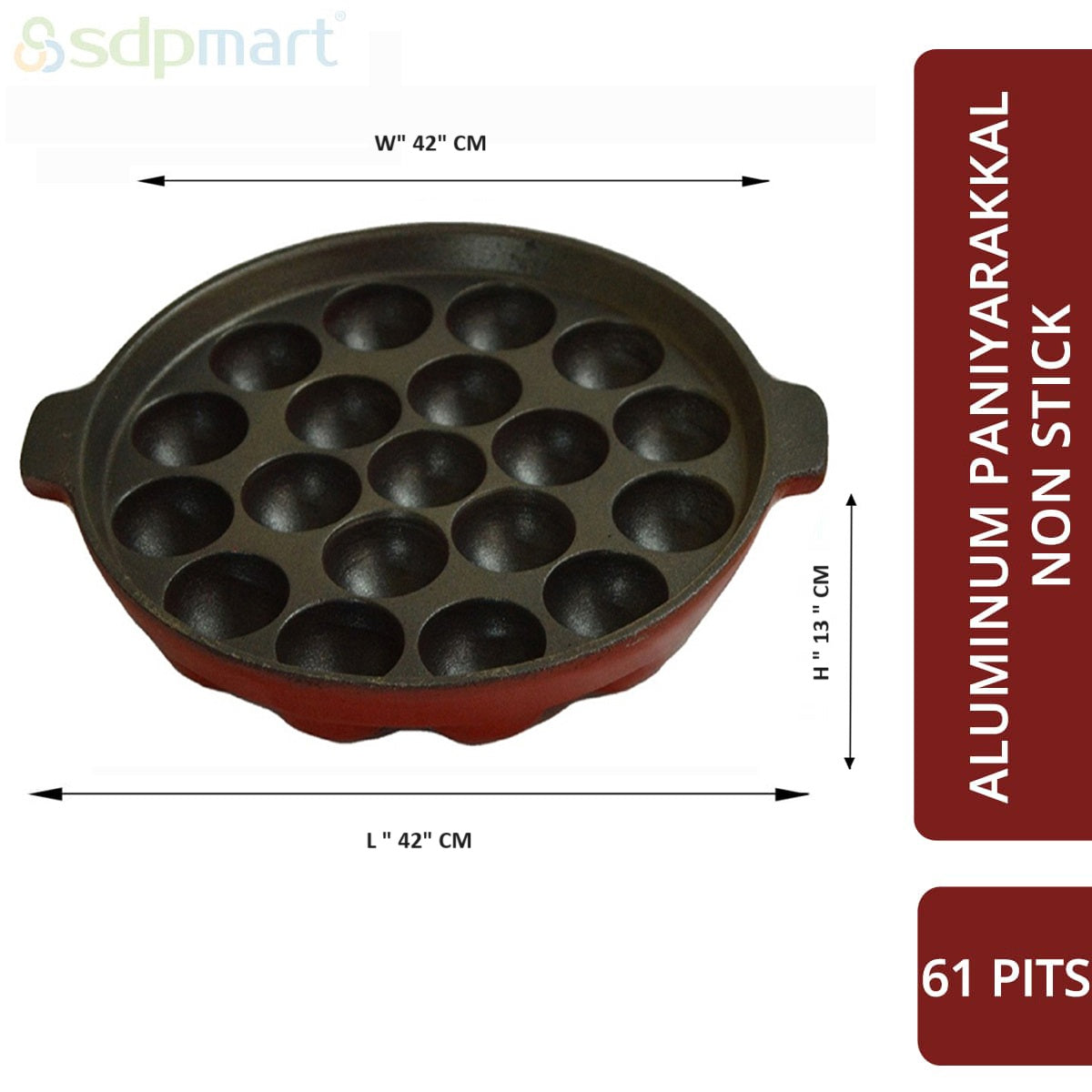 SDPMart Aluminum Paniyarakkal Non Stick