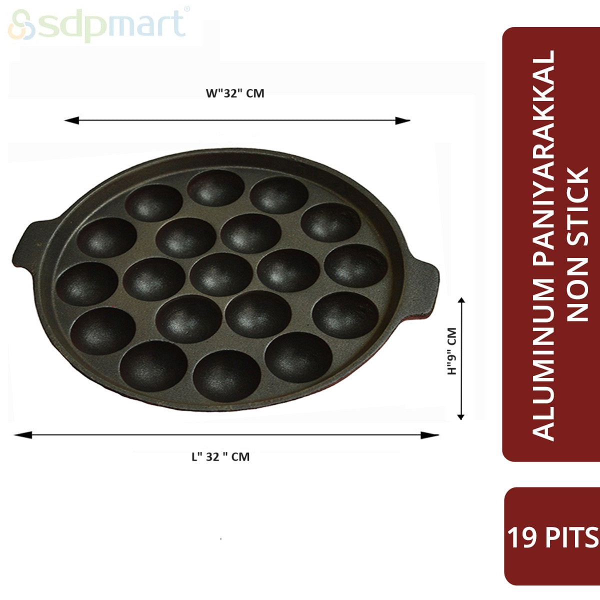 SDPMart Aluminum Paniyarakkal Non Stick