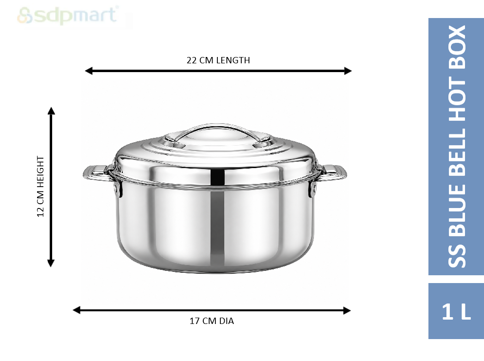 SDPMart SS BlueBell Hot Box