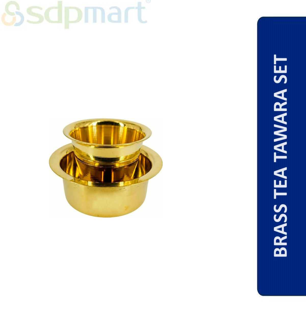 SDPMart Brass Tea Tawara Set