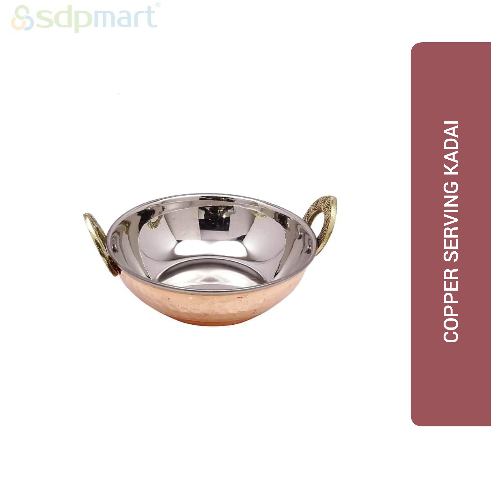 SDPMart Copper Serving Kadai