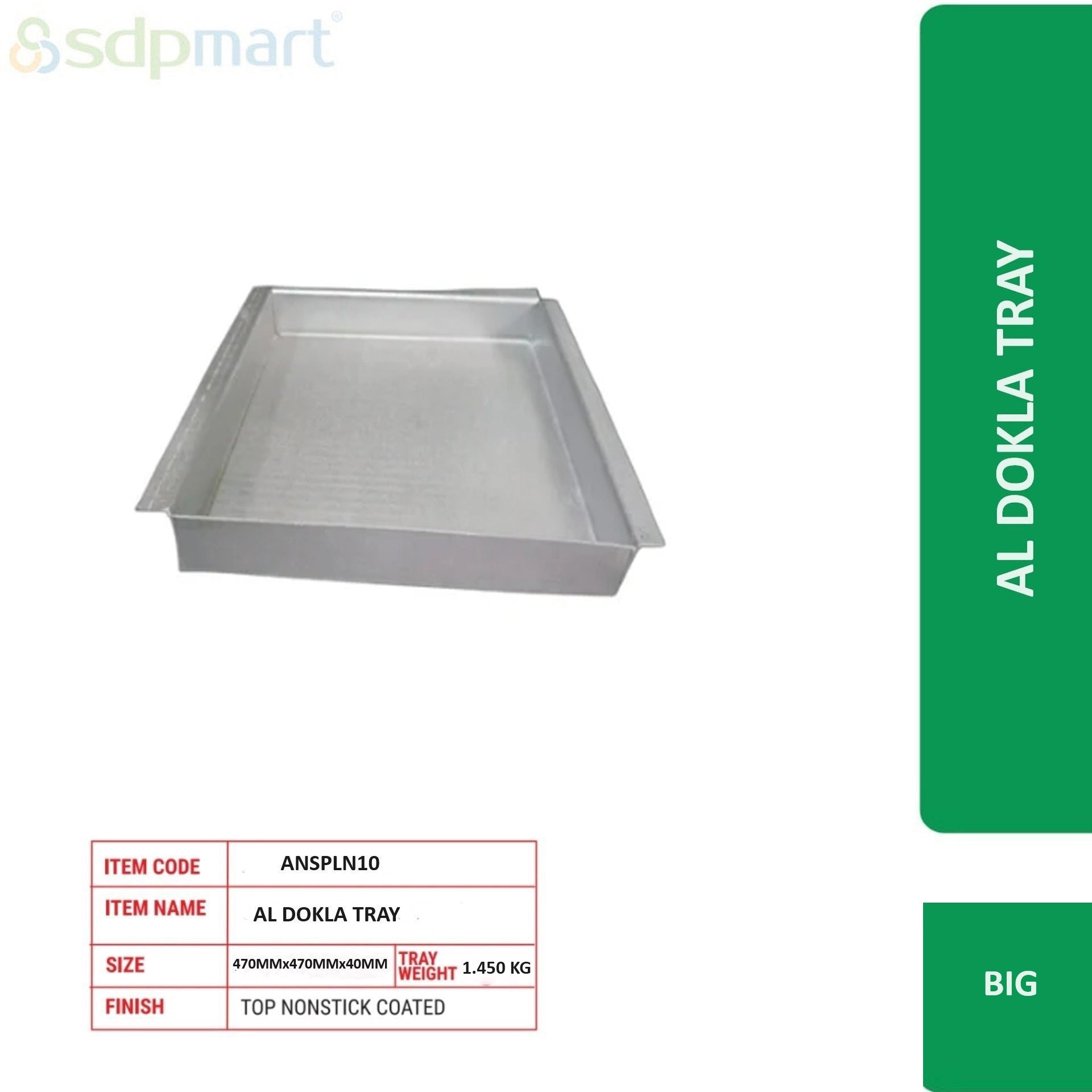 SDPMart Aluminum Dokla Tray