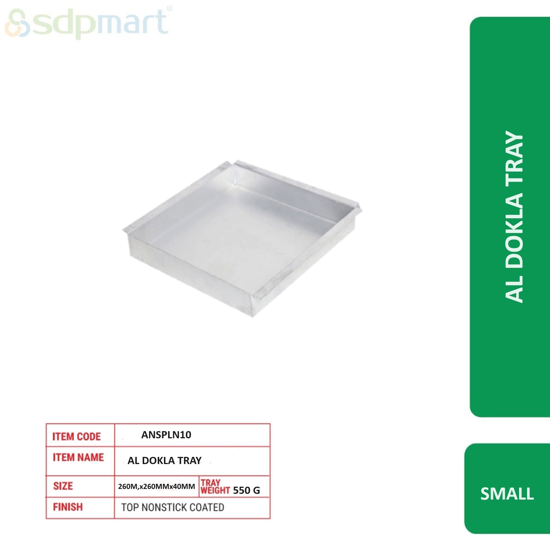 SDPMart Aluminum Dokla Tray