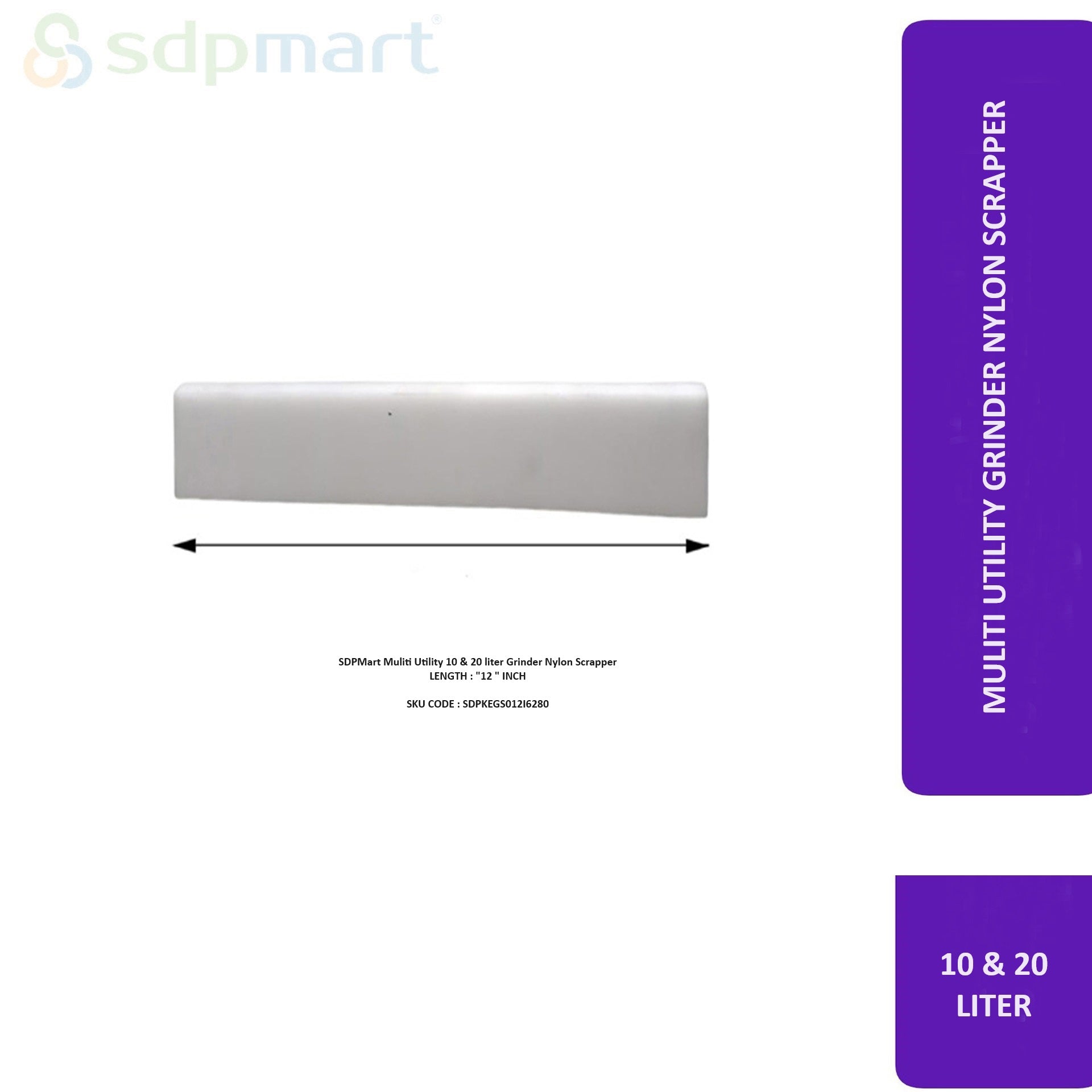 SDPMart Multi Utility Grinder Nylon Scraper