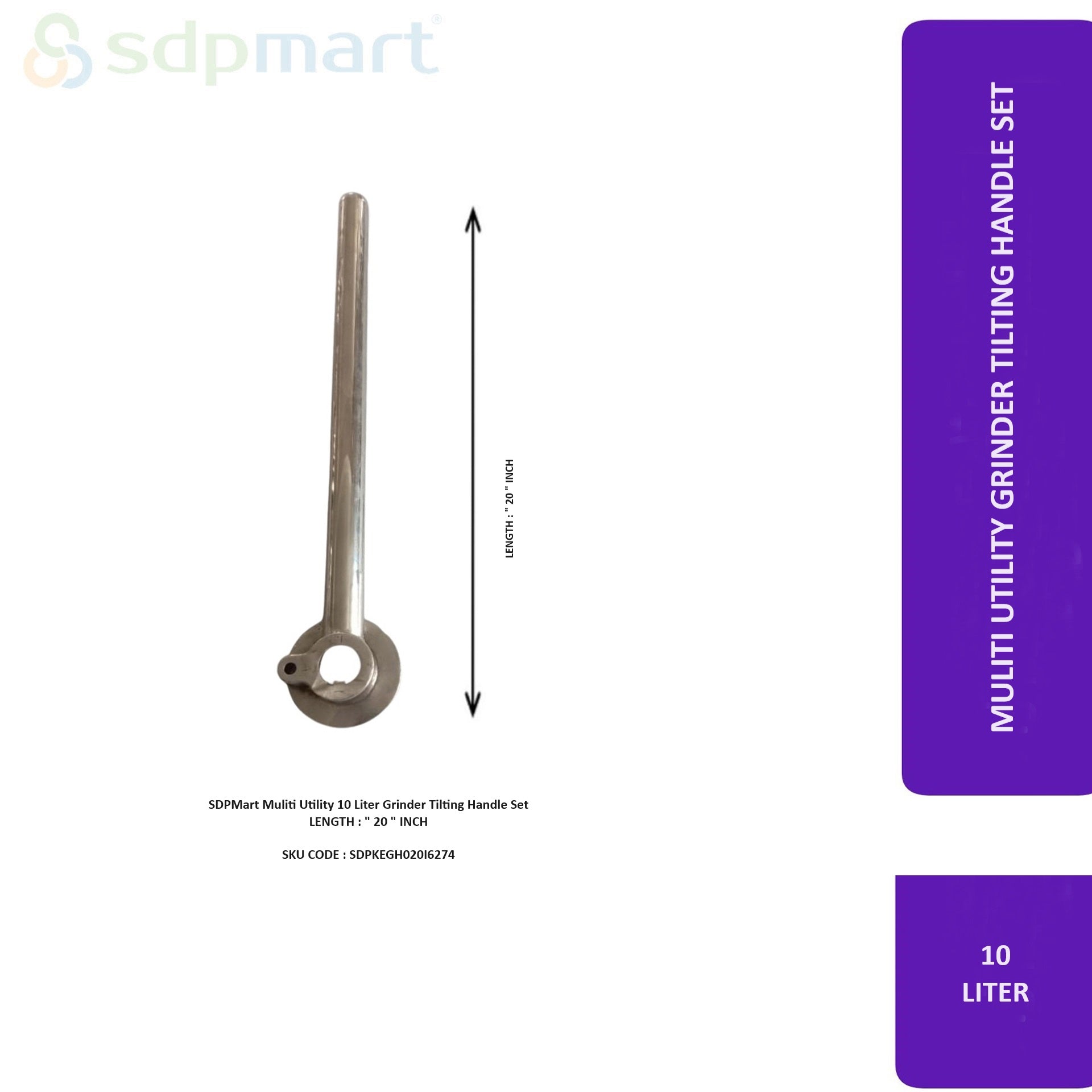 SDPMart Multi Utility  Grinder Tilting Handle Set