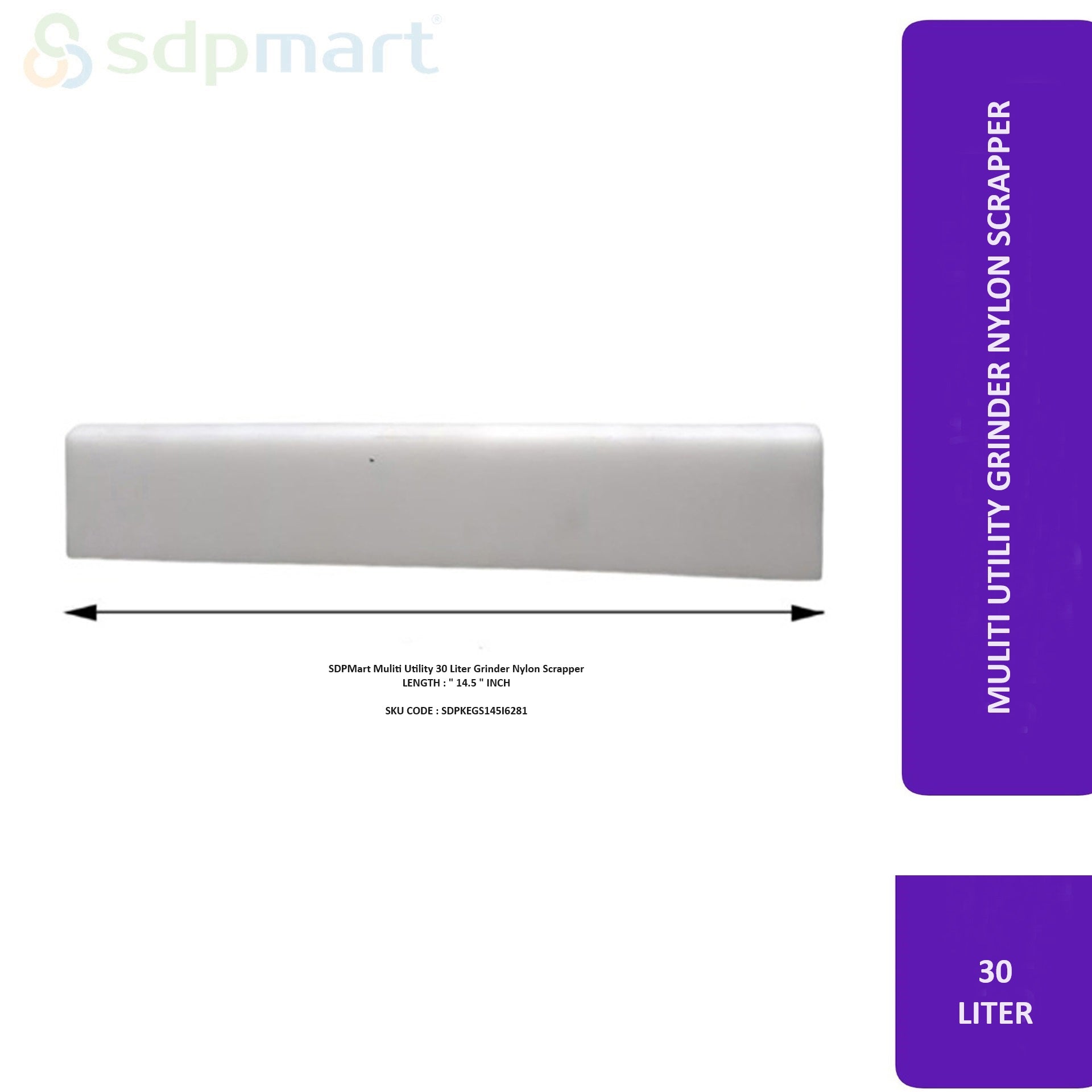 SDPMart Multi Utility Grinder Nylon Scraper