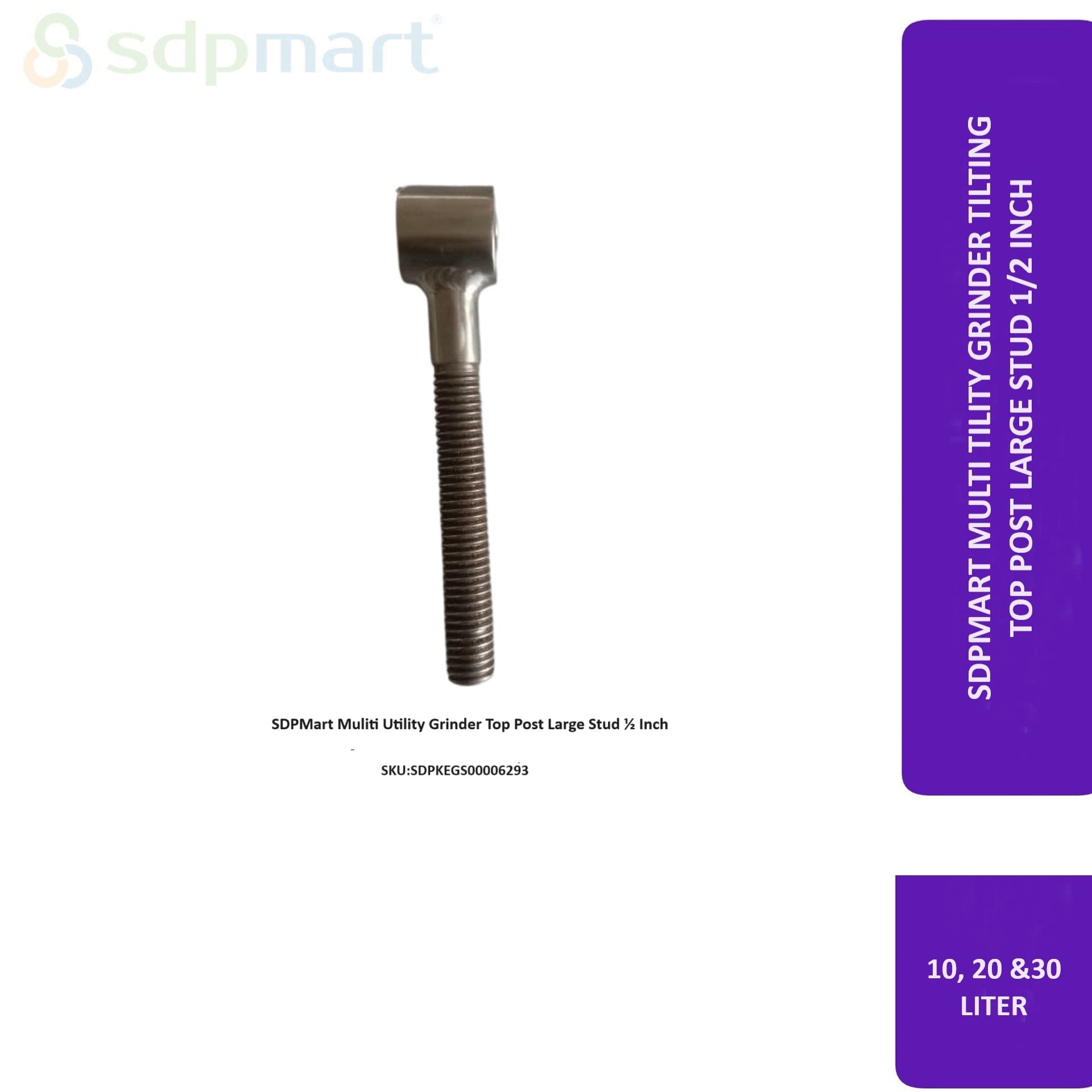 SDPMart Multi Utility Grinder Tilting  Top Post Large Stud 1/2 INCH