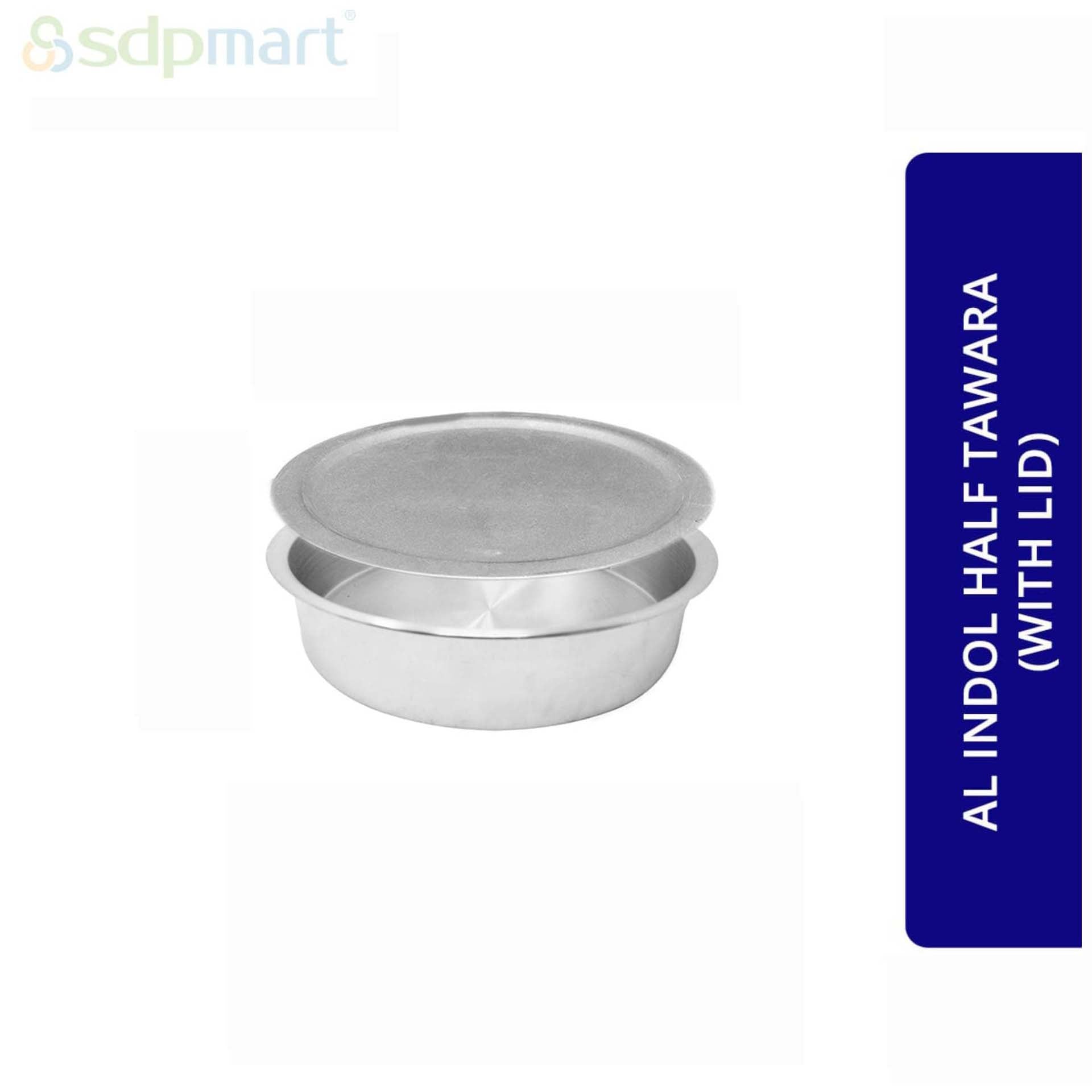 SDPMart Aluminum Half Tawara W-Lid (Biriyani Pot-Hundi)