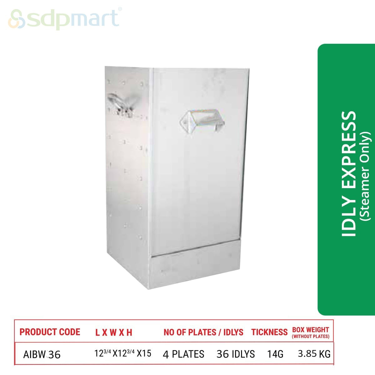 SDPMart Aluminum Idly Steamer- Express(Steamer Only)