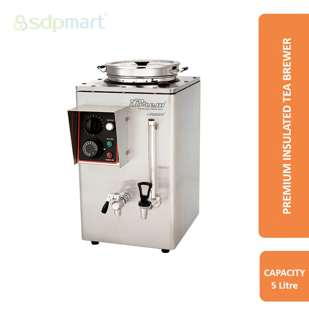 Premium  Insulated Tea Brewer & Milk Steamer