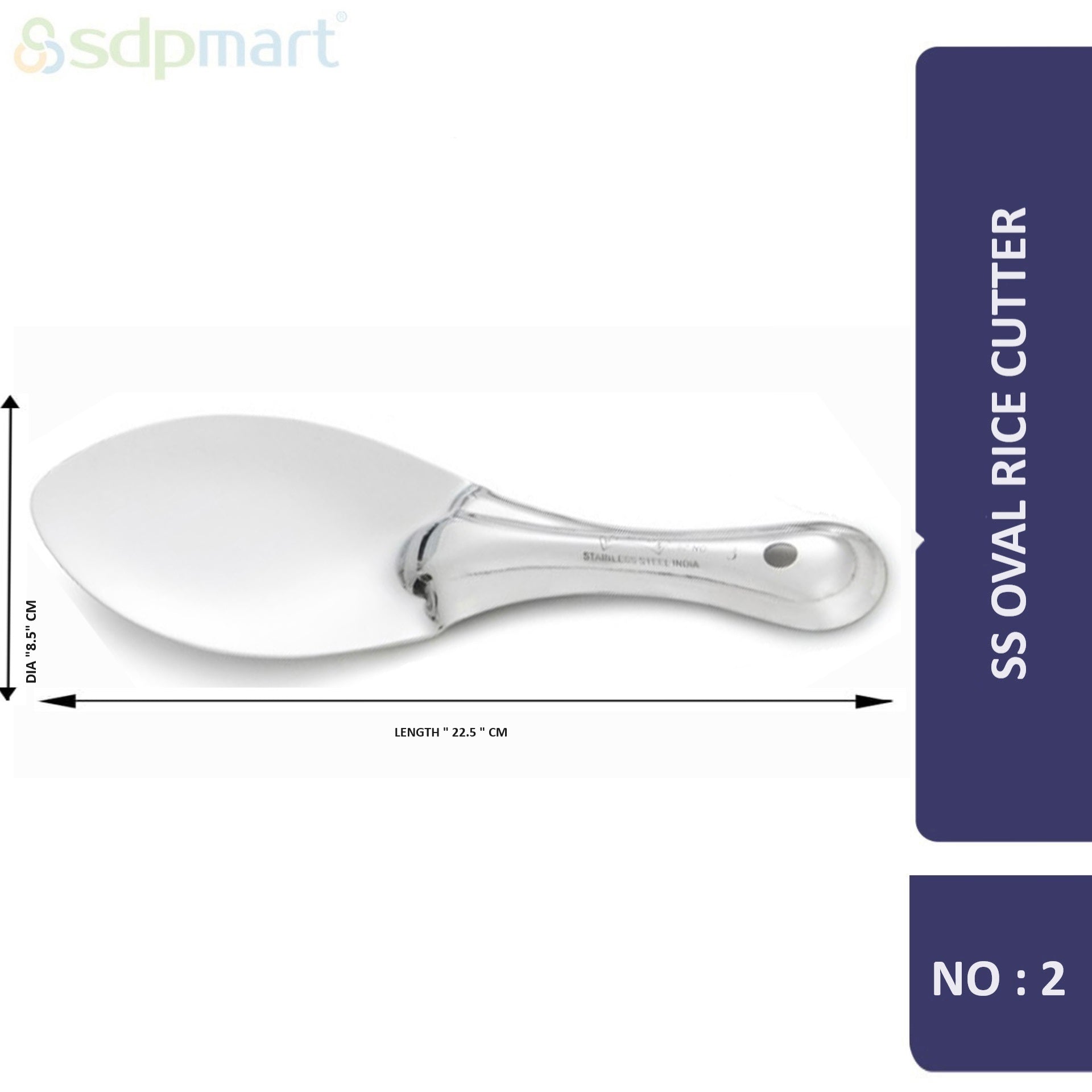 SDPMart SS Oval Rice Cutter