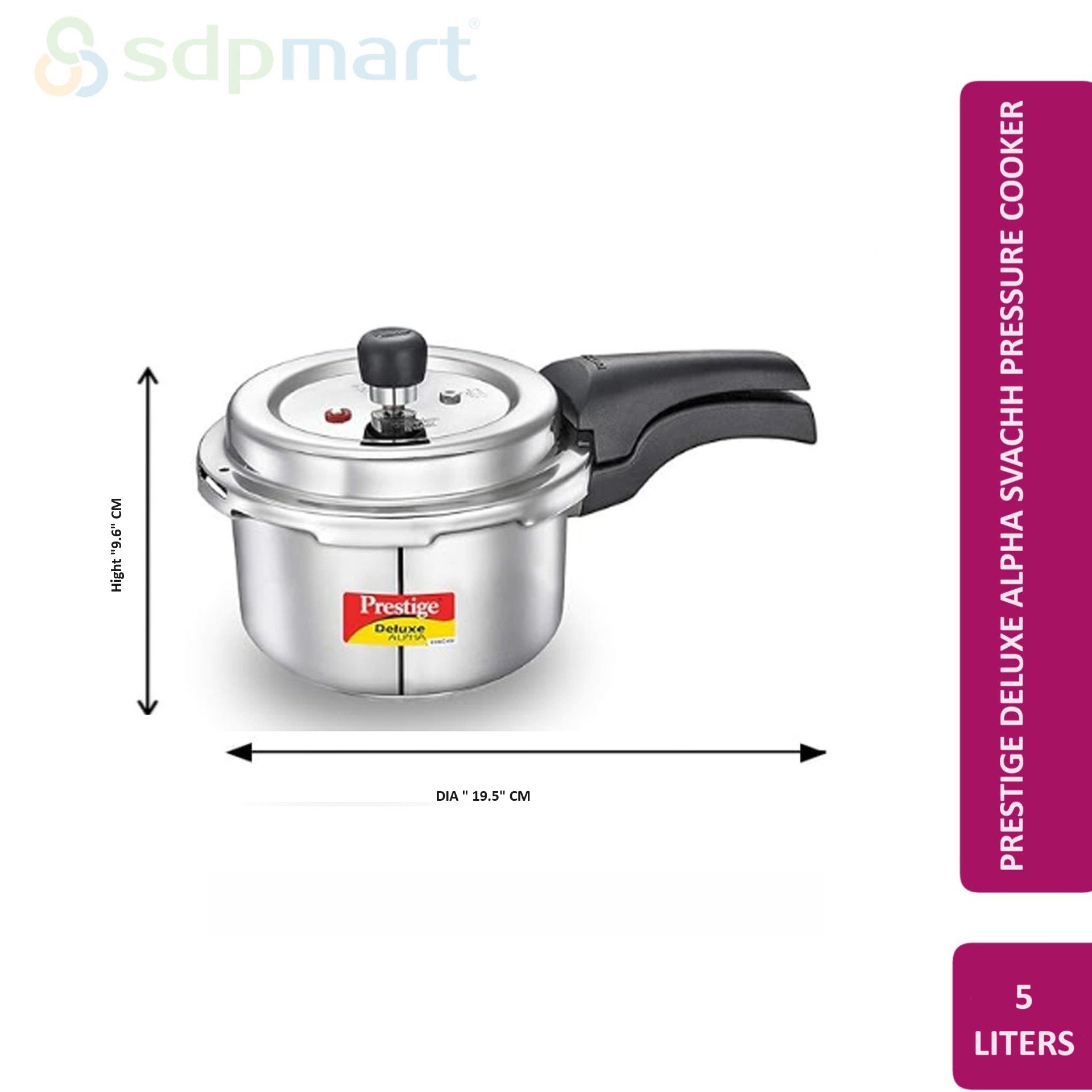 Prestige Deluxe Alpha Svachh Pressure Cooker