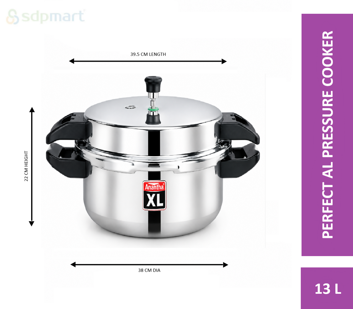 SDPMart Perfect Aluminium Pressure Cooker