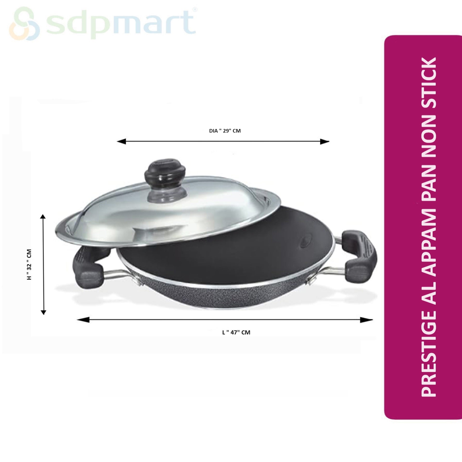 Prestige AL Appam Pan- Non Stick