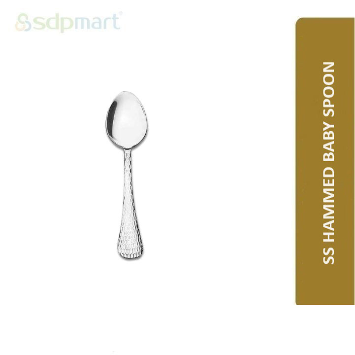 SDPMart SS HAMMED BABY SPOON (1 Dozen)