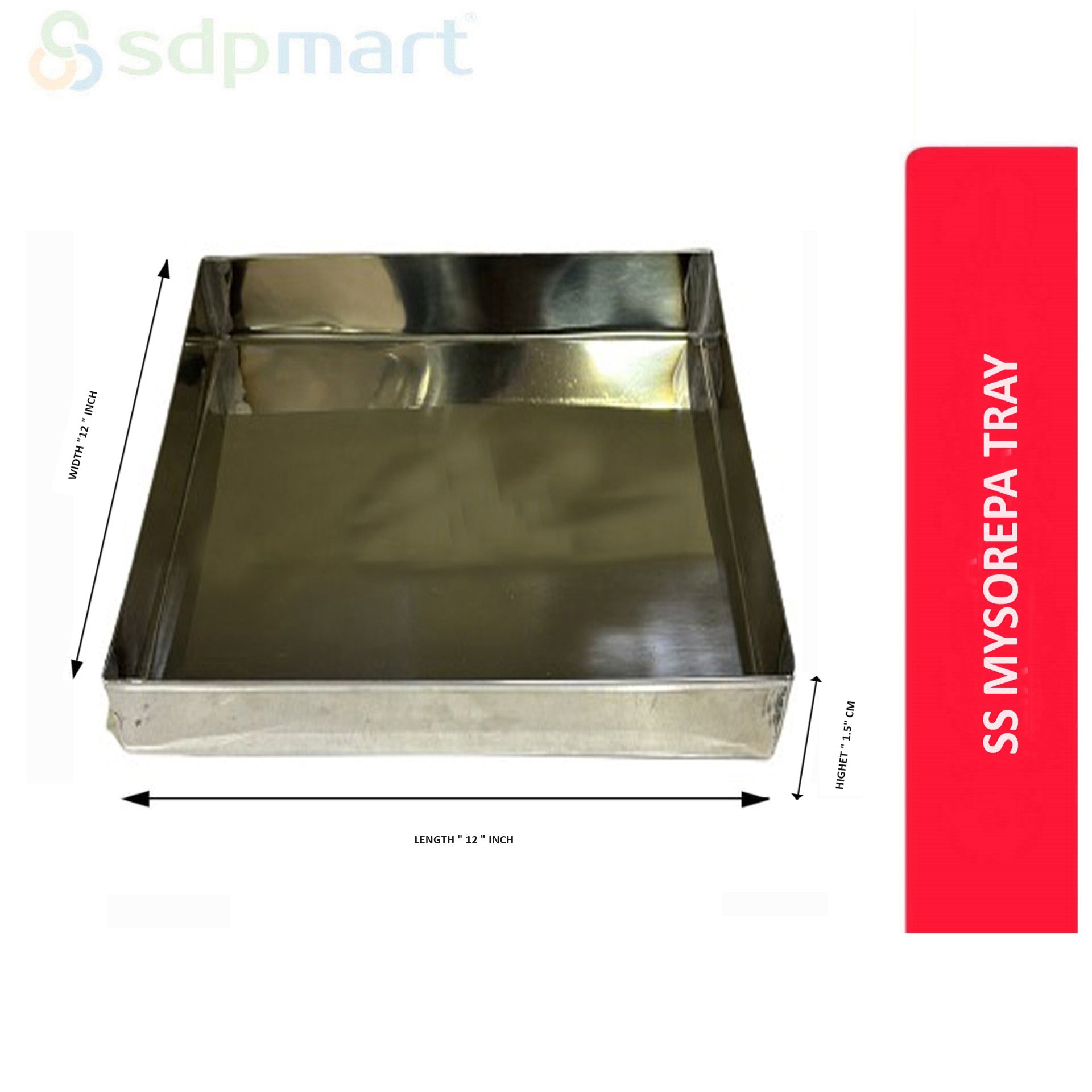 SDPMart SS Mysorepa Tray