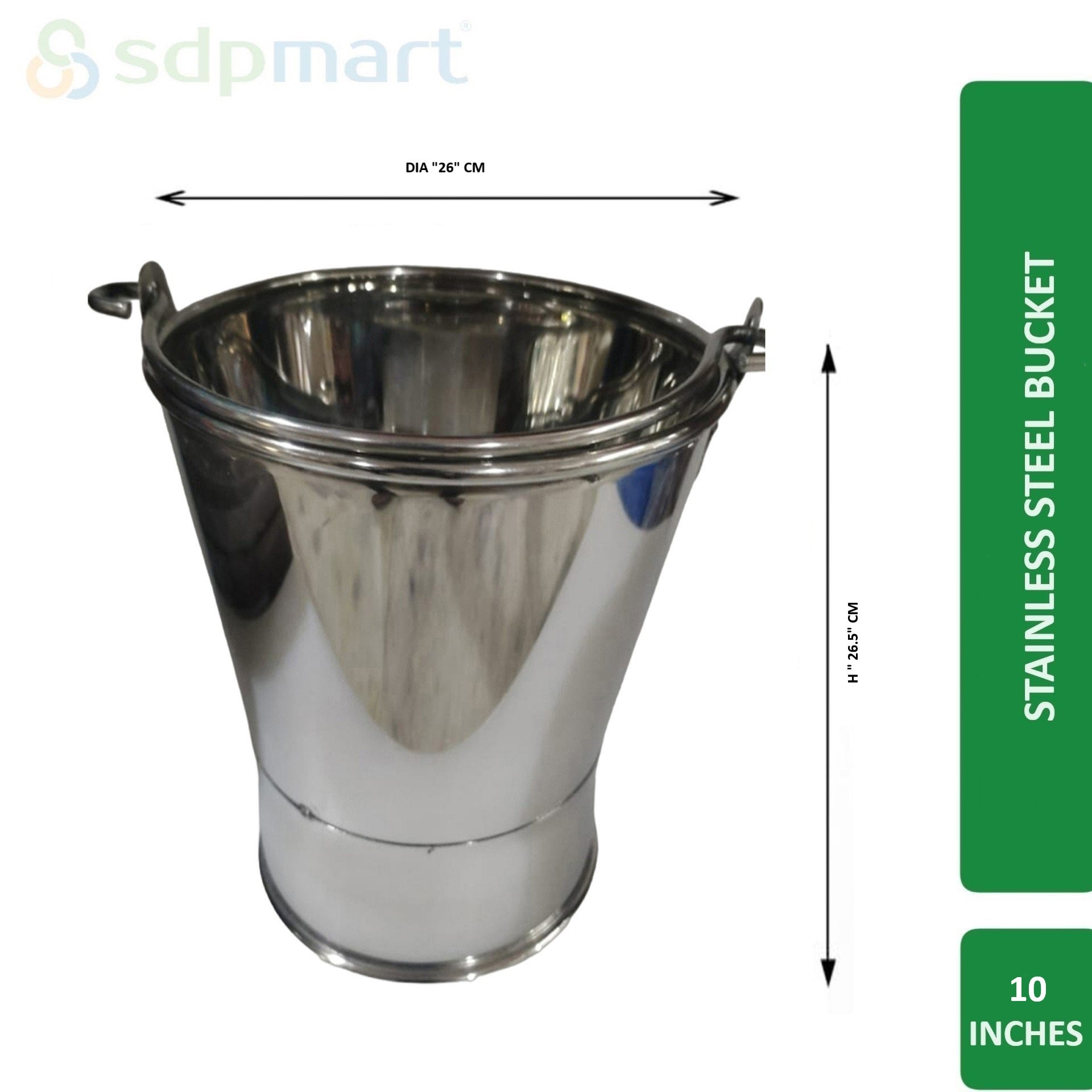 SDPMart SS Bucket