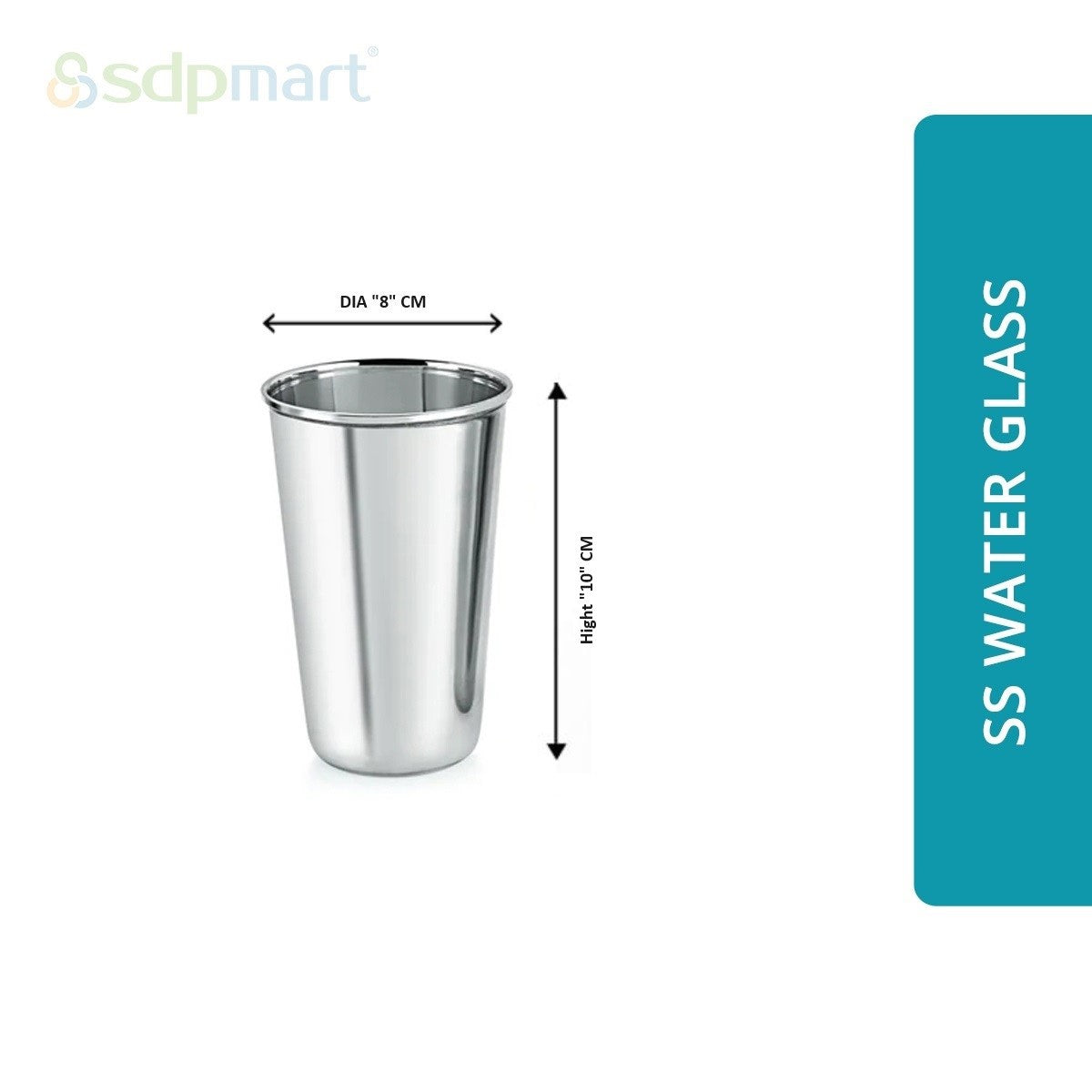 SDPMart SS Water Glass