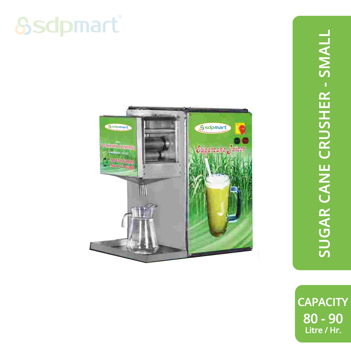 SDPMart Tabletop Sugar Cane Juice Crusher Machine