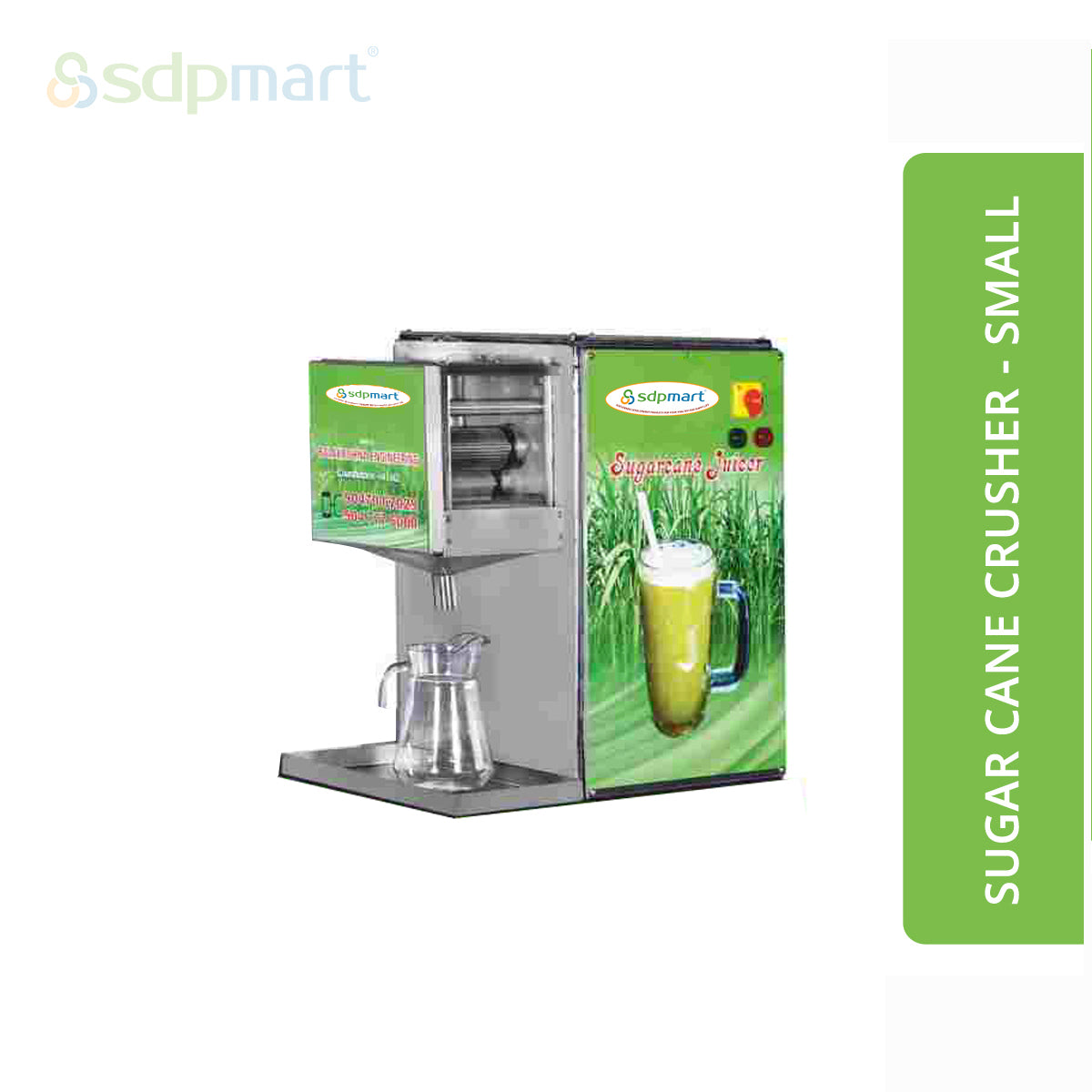 SDPMart Tabletop Sugar Cane Juice Crusher Machine