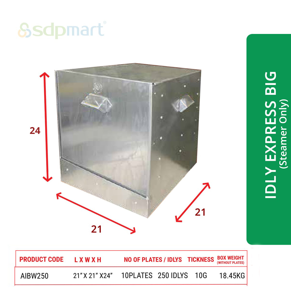SDPMart  Aluminum Idly Steamer- Express Big