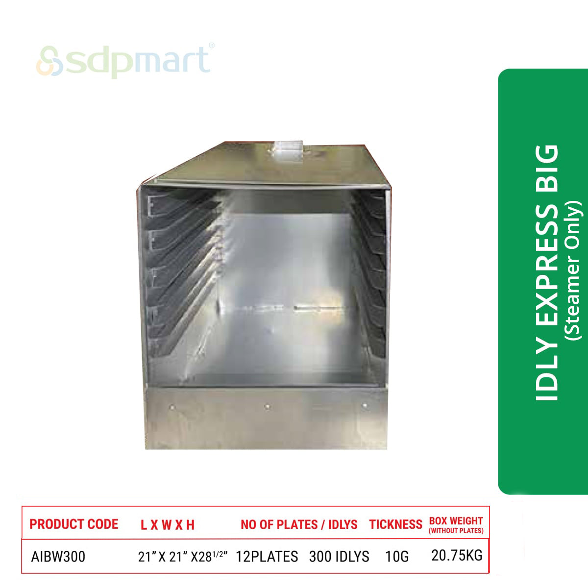 SDPMart  Aluminum Idly Steamer- Express Big (Steamer Only)