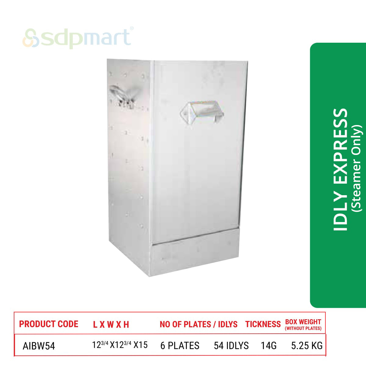 SDPMart Aluminum Idly Steamer- Express(Steamer Only)