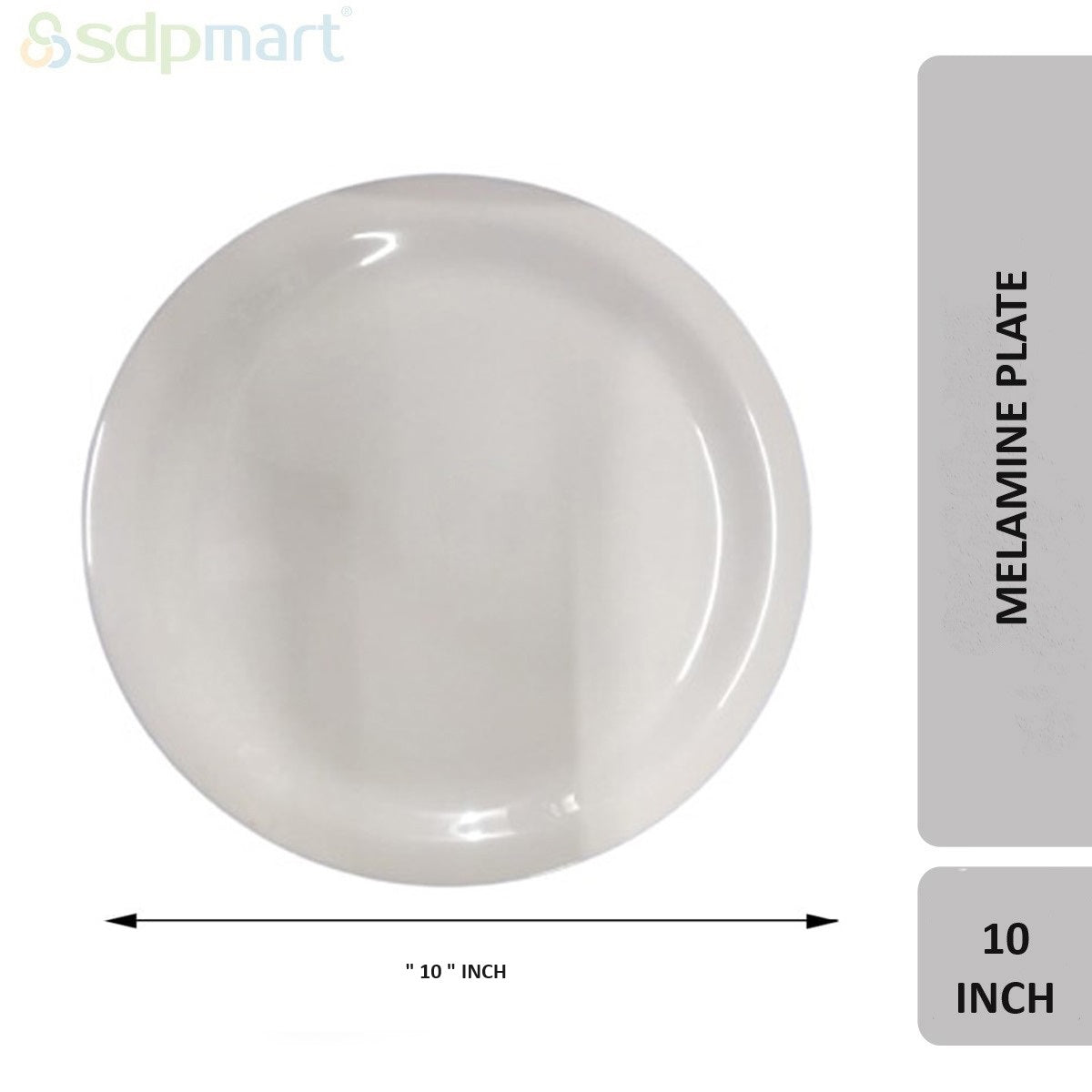 SDPMart Melamine Plate 10 INCH